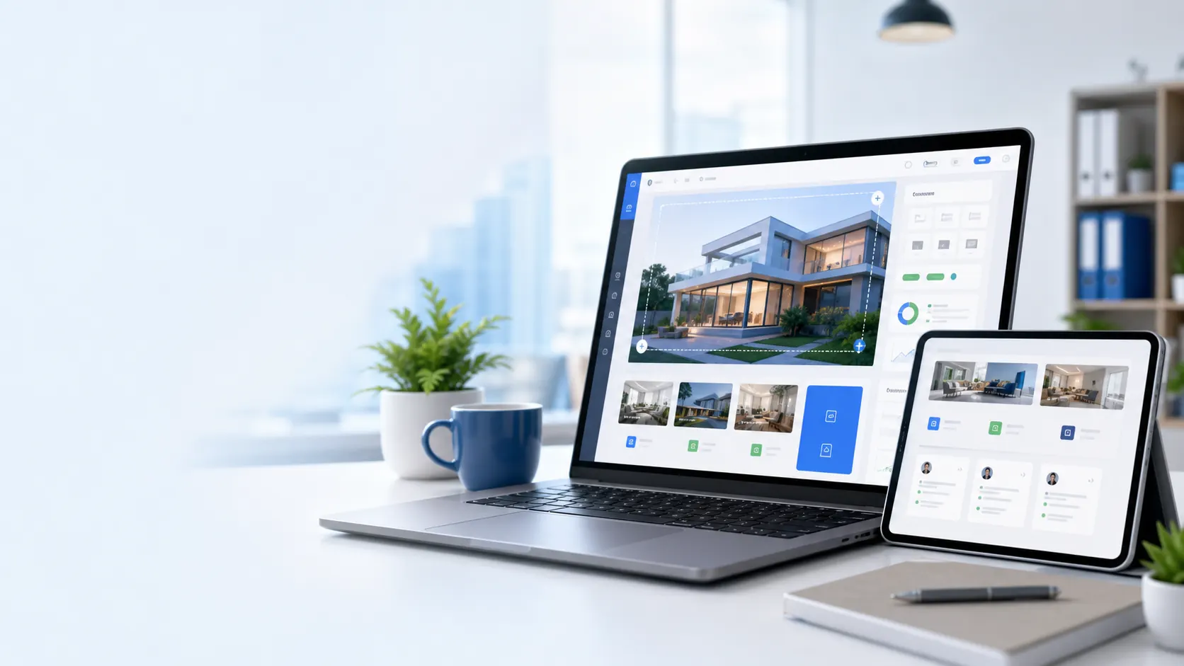 Giao diện website của GEDA trên nhiều thiết bị