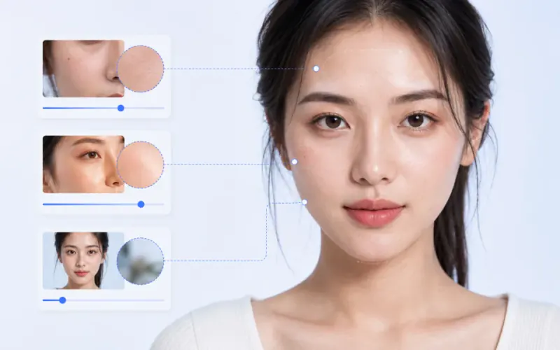 Minh họa AI hướng dẫn Retouch