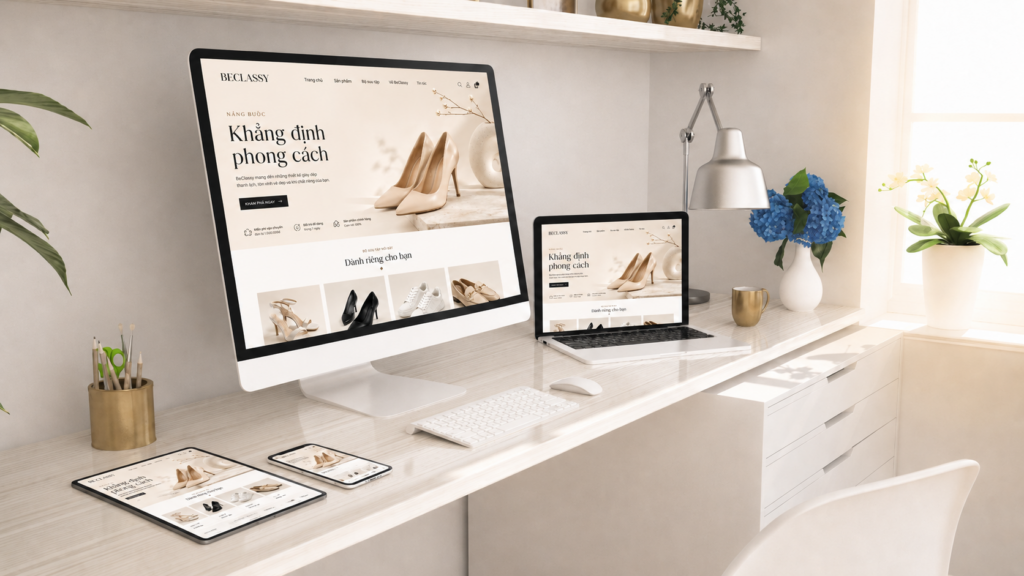 website bán giày beclassy
