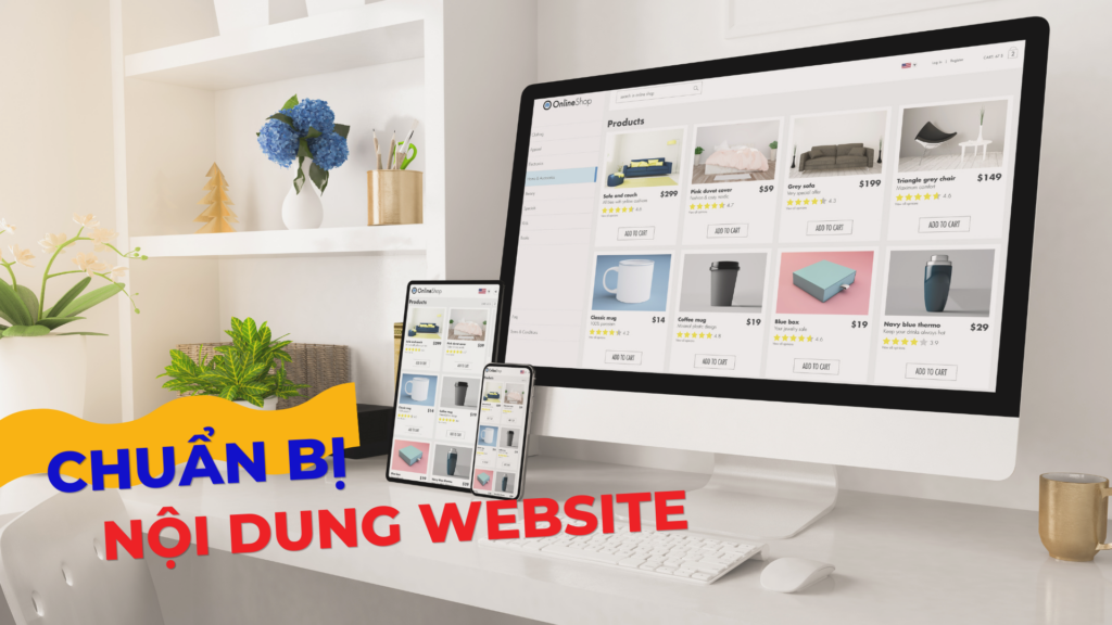Chuẩn bị nội dung giới thiệu doanh nghiệp để thiết kế website