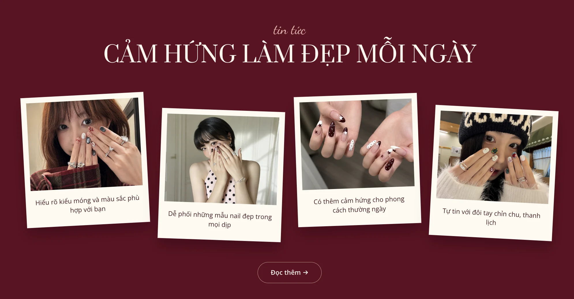 Mẫu Website nail salon sang trọng cao cấp 2026