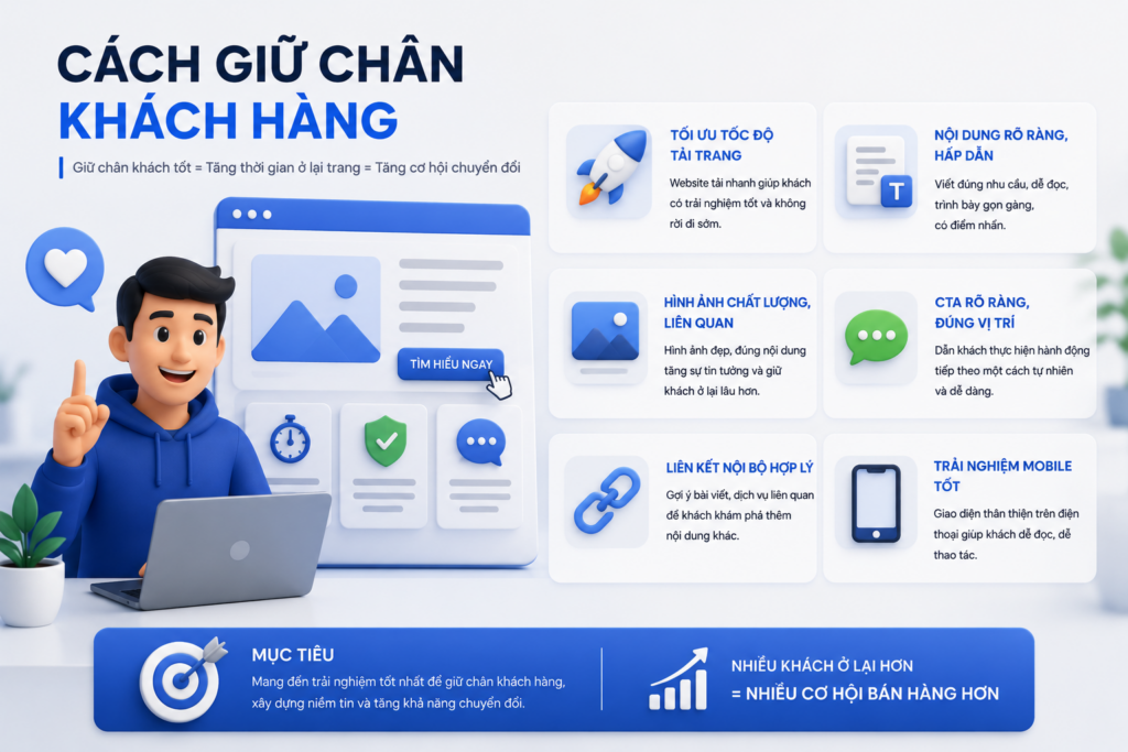 Vì sao tỷ lệ thoát website doanh nghiệp cao?