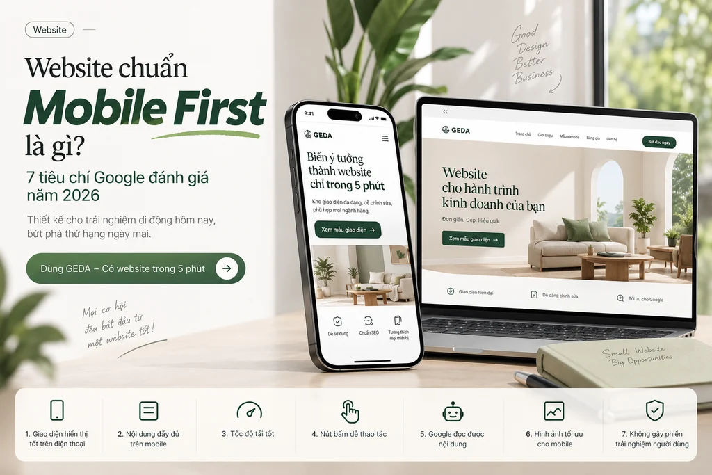 Website chuẩn Mobile First