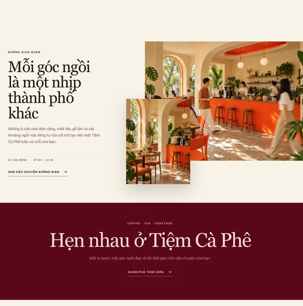Giao diện đẹp thương hiệu 