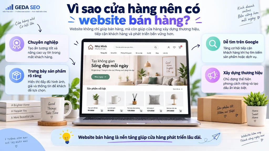 Website bán hàng hay Facebook, TikTok: Đâu là kênh nên đầu tư lâu dài?
